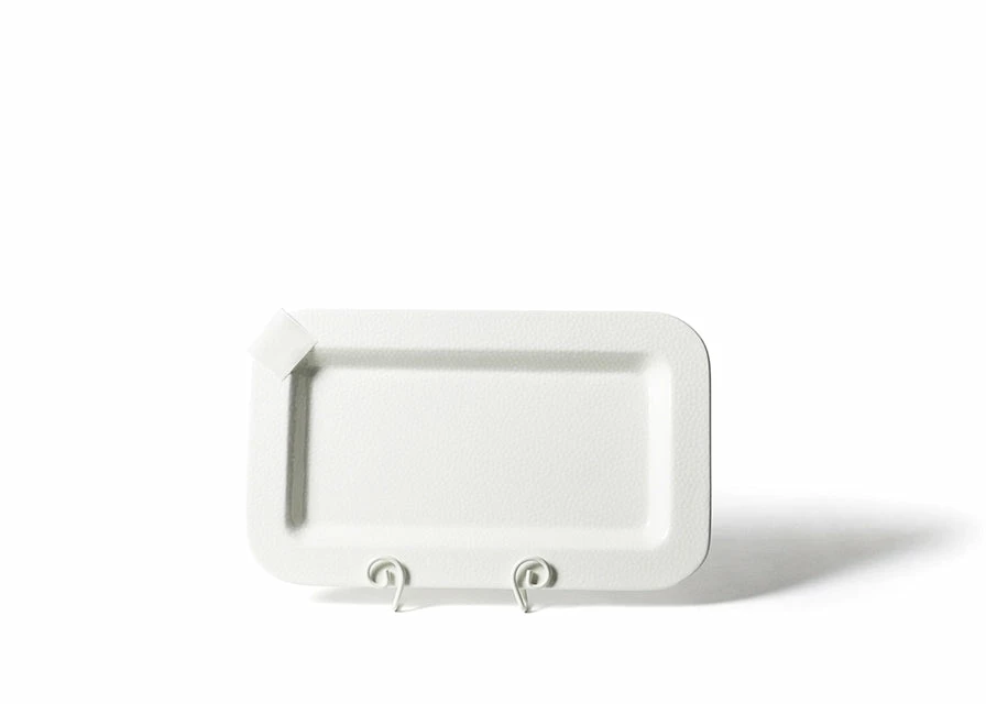 Budget ๐ Coton Colors White Small Dot Mini Entertaining Rectangle Platter โค๏ธ 1 Coton Colors White Small Dot Mini Entertaining Rectangle Platter