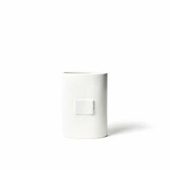 Coton Colors White Small Dot Mini Oval Vase Happy Everything By Coton Colors